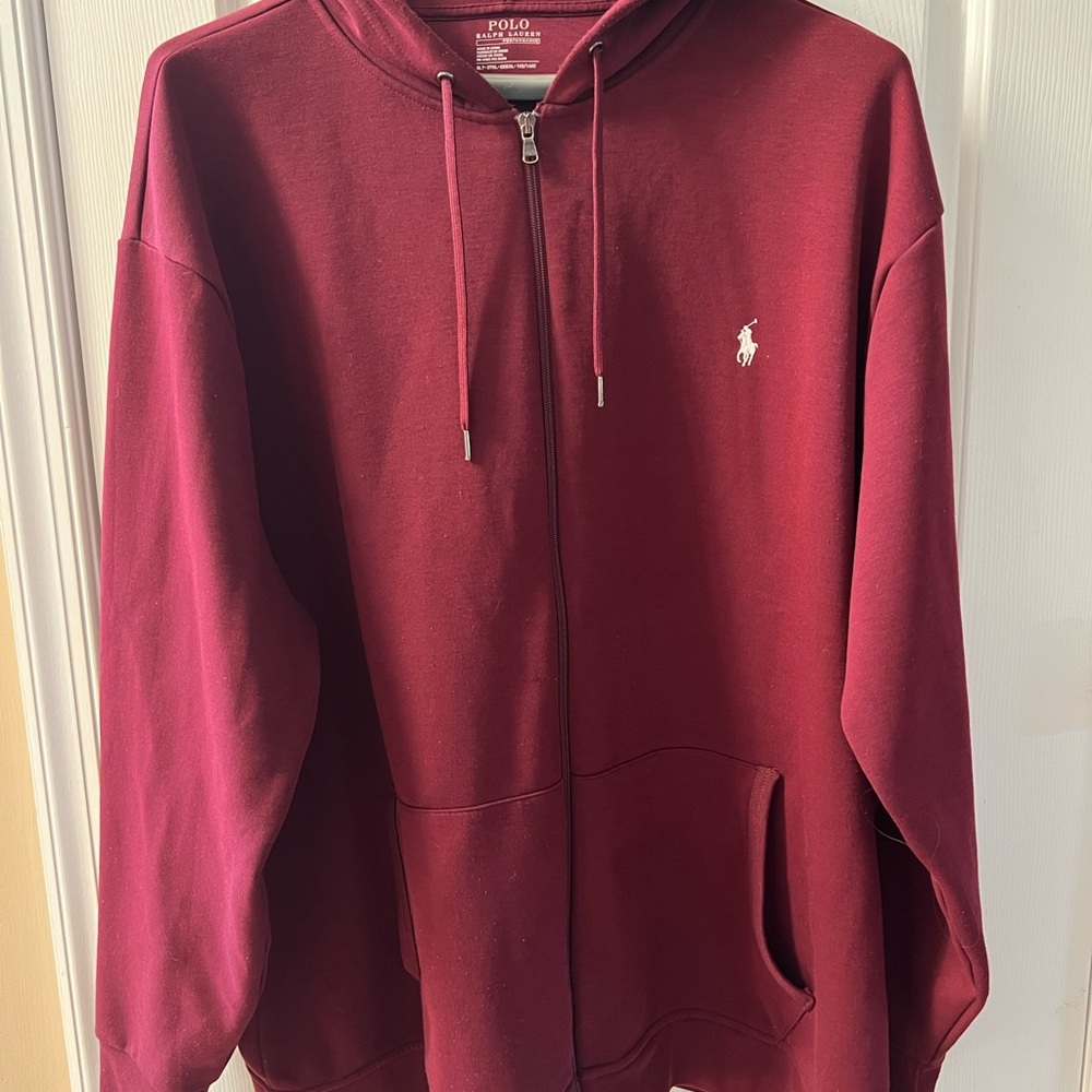 Polo by Ralph Lauren Maroon Performance Hoodie